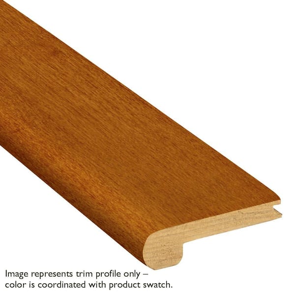 Bruce Harvest Red Oak 13/16 in. Thick x 3-1/8 in. Wide x 78 in. Length Overlap Stair Nose Molding