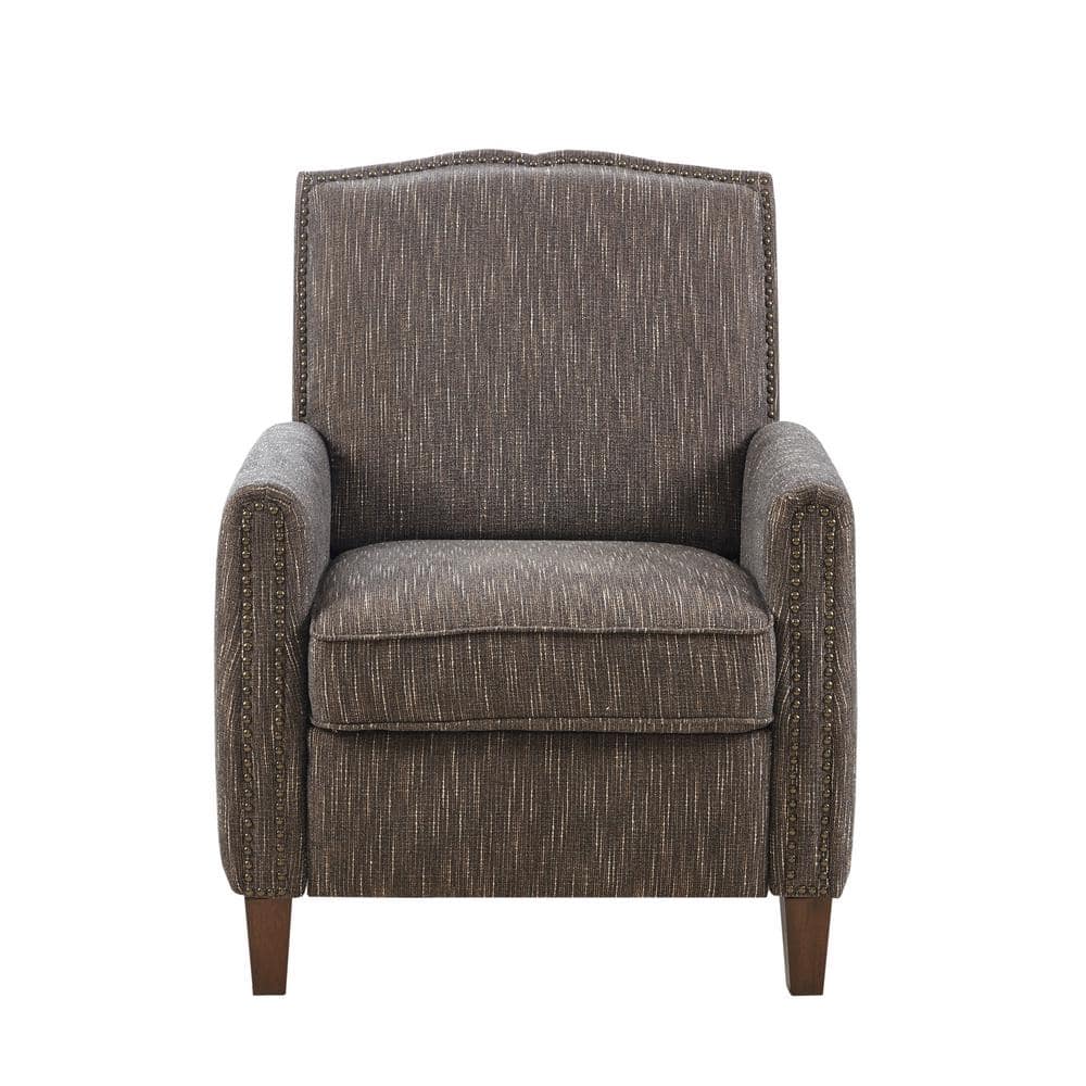 Madison Park Blacow Brown Multi Push Back Recliner MP103-0858 - The ...