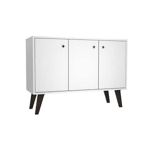 Bromma 35.43 in. White Sideboard 2.0 with 3-Shelves