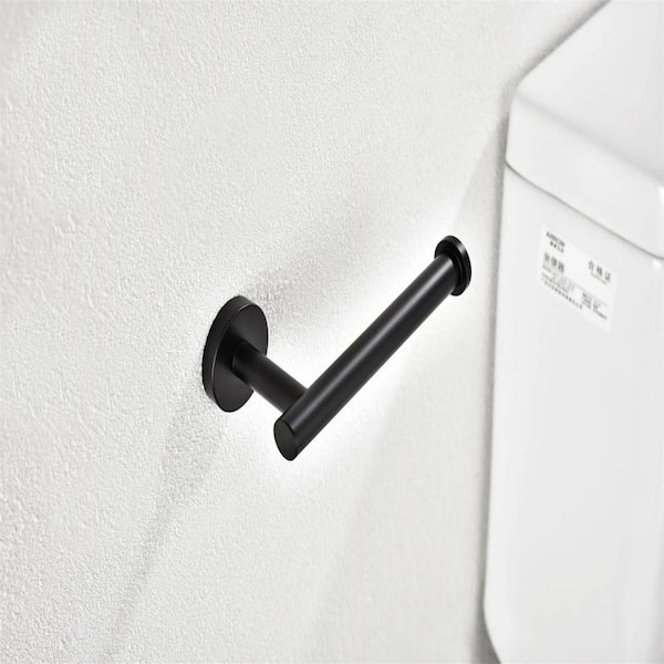 2 Pack Tissue Holder Dispenser Stainless Steel Toilet Roll Holder Wall Mount Lack Matte