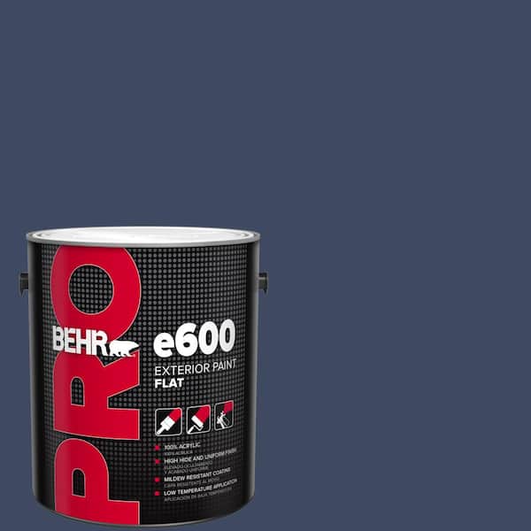 1 gal. #610D-7 Night Watch Flat Exterior Paint