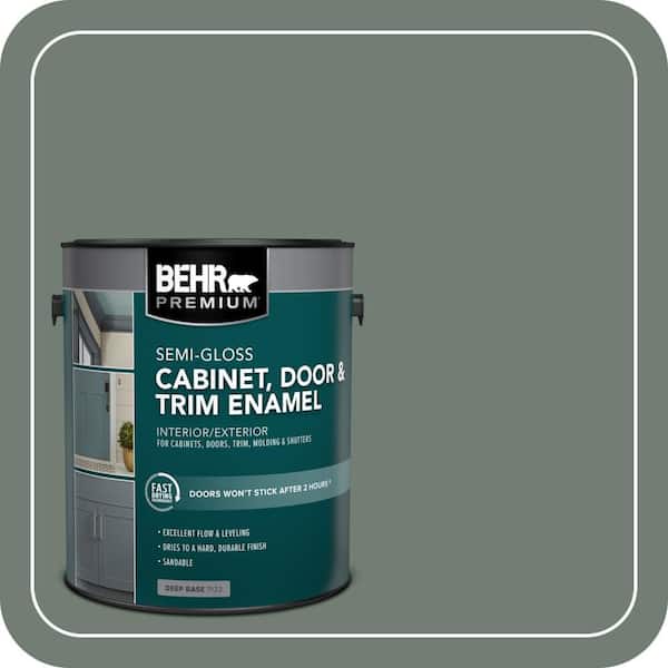 1 gal. #N420-5 Boreal Semi-Gloss Enamel Interior/Exterior Cabinet, Door & Trim Paint