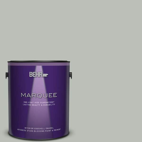 BEHR MARQUEE 1 gal. #T16-11 Celadon Eggshell Enamel Interior Paint & Primer