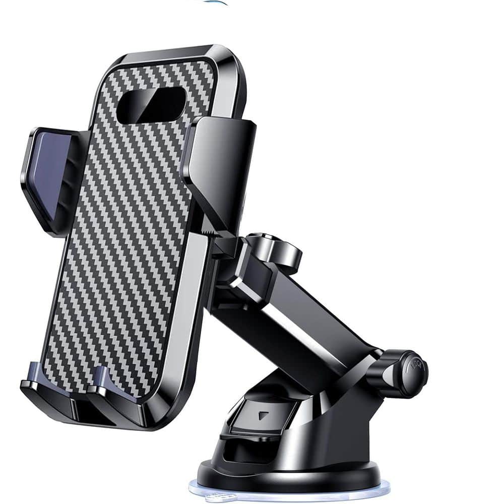 Ultimate Car Phone Mount with Strongest Suction, Military-Grade Certified, Adjustable Clip for Dashboard and Vent