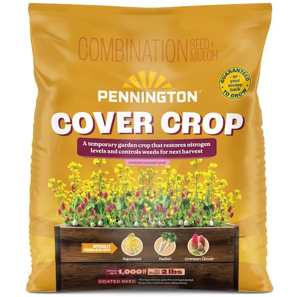 2 lbs. 1,000 sq. ft. Garden Cover Crop Nitrogen Restoring Plant Seed Mix