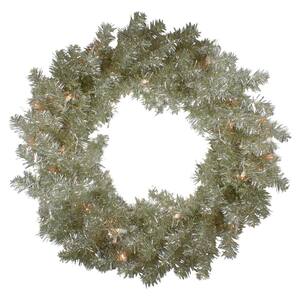 Home Accents Holiday Ashford Meadows 22 in Pinecone Wreath 3810K5076THD 