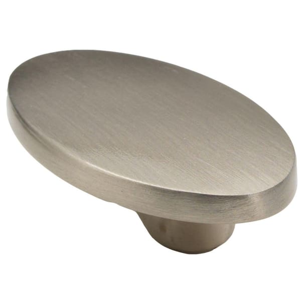 Luna 15/16 in. Satin Nickel Cabinet Knob