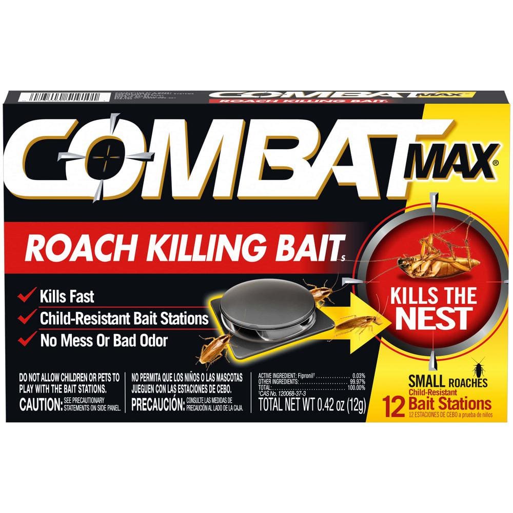Combat Max Roach Defense System with Bait Stations & Gel - Power