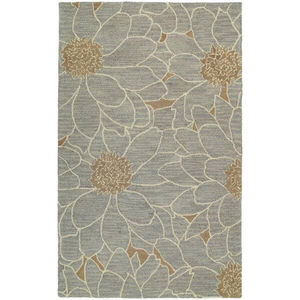 Kaleen Carriage City Park Blue 8 ft. x 10 ft. Area Rug