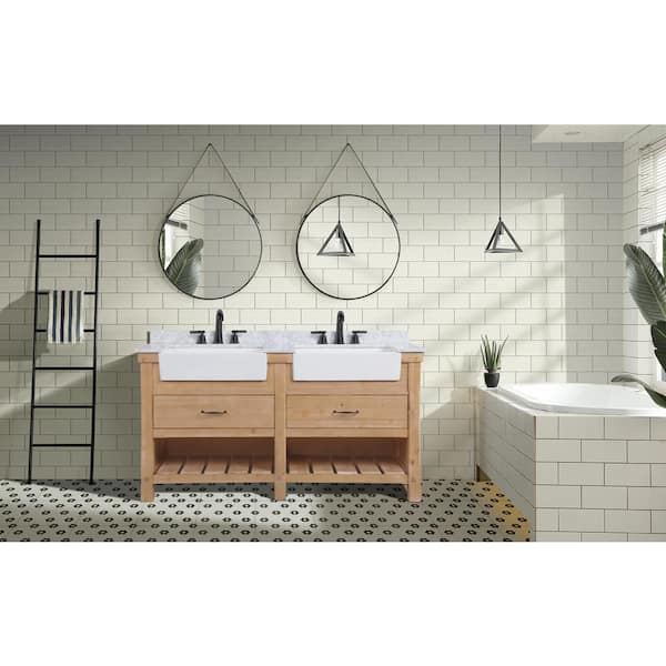 Norre Double Bathroom Vanity (60–72)