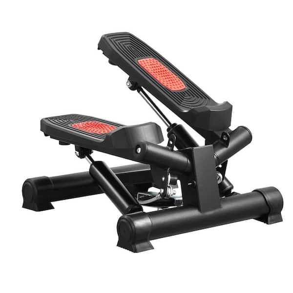 Mini Stepper for Exercise at Home, Stair Stepper, Hydraulic Fitness Twist Stepper with Resistance Bands, Full Body