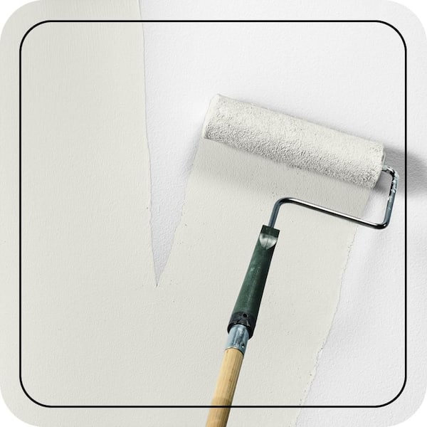 5 gal. Designer Collection #DC-013 Harmonious White Matte Interior Paint & Primer