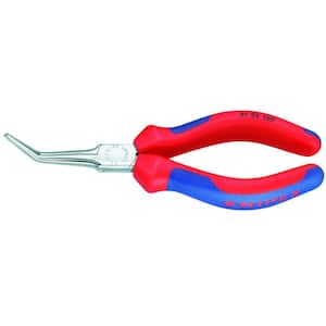 6-1/4 in. Angled Long Nose Pliers with Comfort Grip