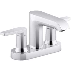 Hint 4 in. Centerset 2-Handle Bathroom Faucet in Polished Chrome
