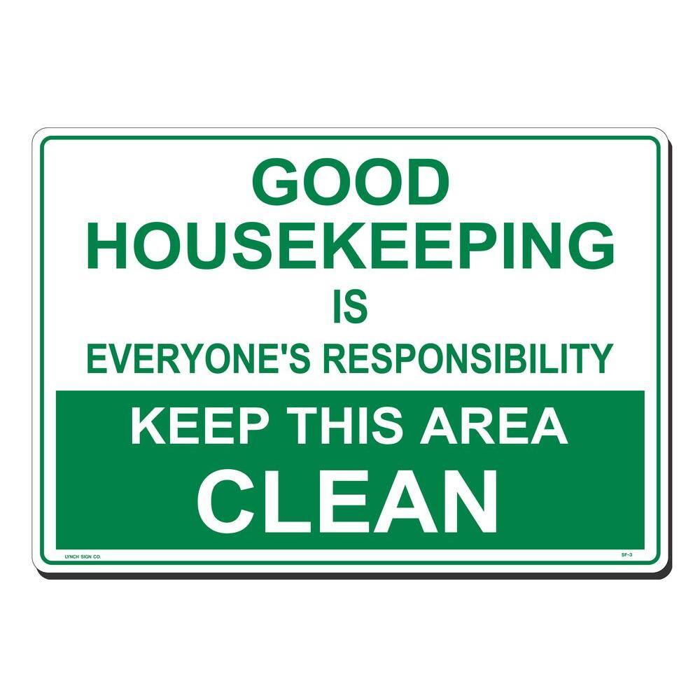 20 in. x 14 in. Good Housekeeping Sign Printed on More Durable, Thicker, Longer Lasting Styrene Plastic price history on PriceWatchPro