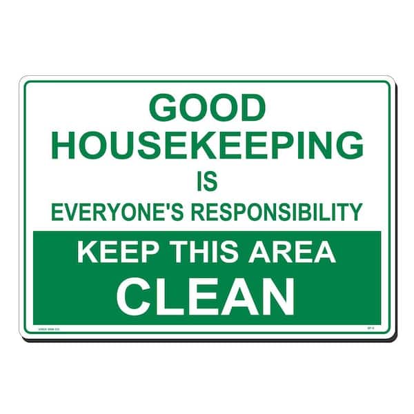 Lynch Sign 20 in. x 14 in. Good Housekeeping Sign Printed on More Durable, Thicker, Longer Lasting Styrene Plastic