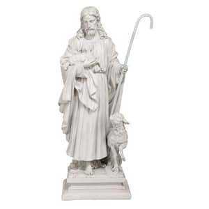 28 in. H Jesus The Good Shepherd Large Garden Statue