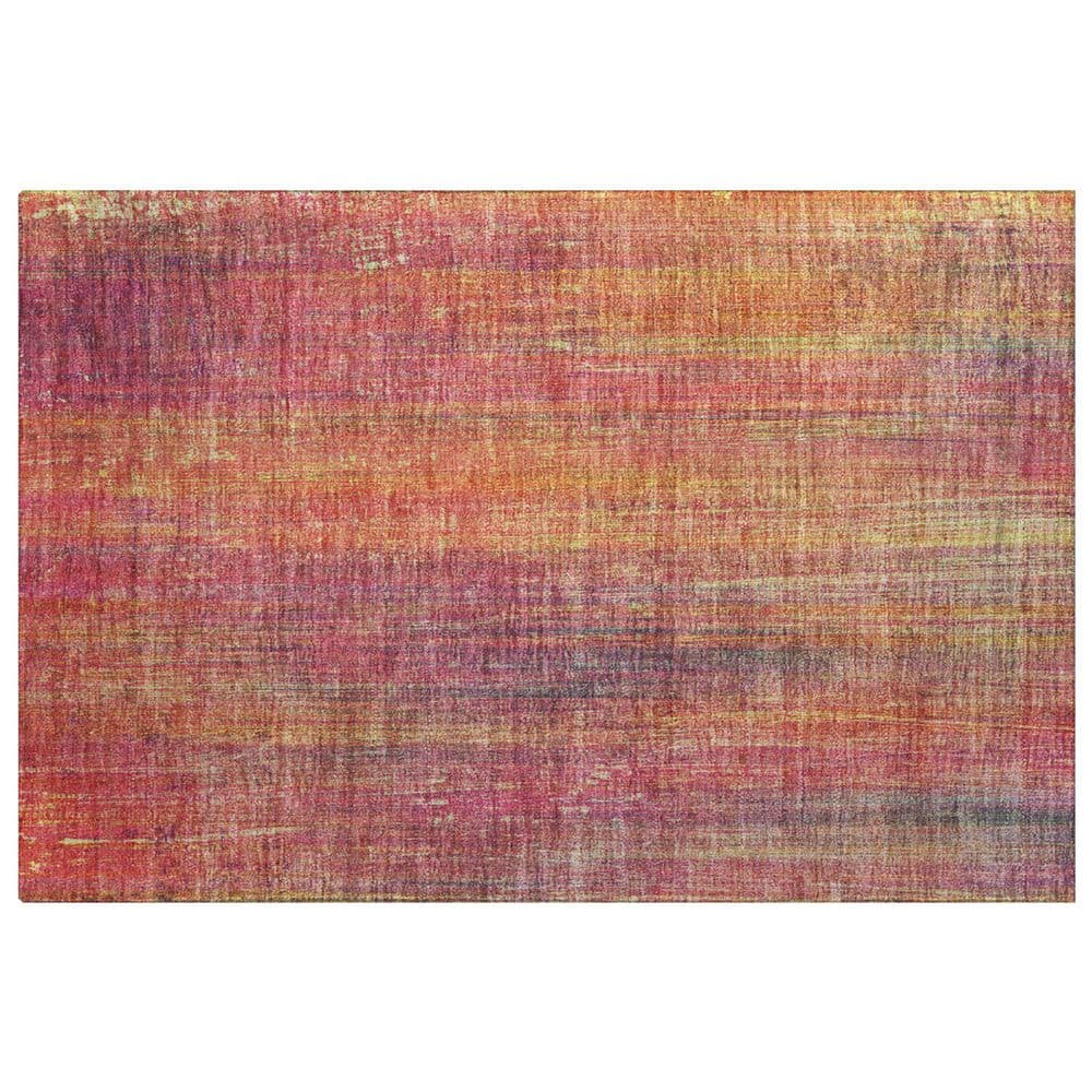 Dream Shag Premium Machine Washable Abstract ADS552 Red 2 ft. x 3 ft. Accent Rug price history on PriceWatchPro