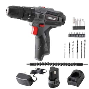 21V Electric Drill Screwdriver Set 29PCS Accessories Variable Speed 1500mAh with LED Work Light 2-Speed Trigger 45Nm Max Torque with Carry Case Cordless Drill with Battery and Charger