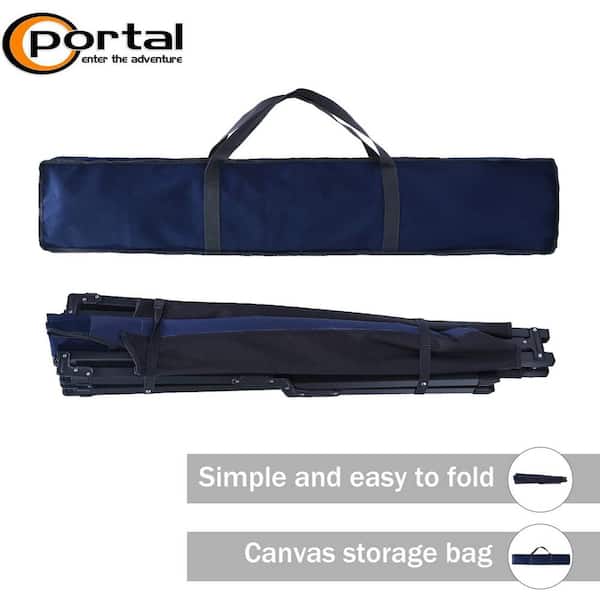 CAMPART Travel BE-0641 Cama para camping, Plegable, Incluye bolsa de  almacenamiento, 120 kg, Azul