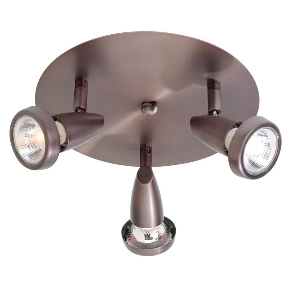 Mirage 3-Light Bronze Cluster Spotlight