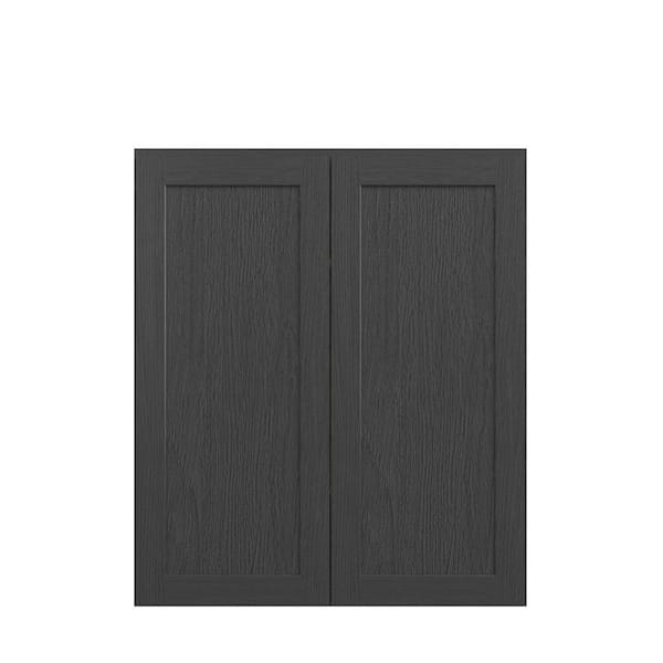 Jamestown Recessed 36 in. W x 42 in. H x 12 in. D in Espresso Plywood Assembled Wall Cabinet