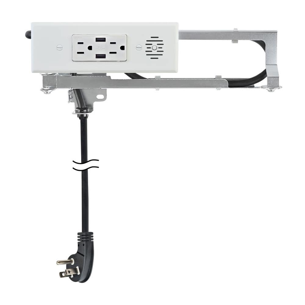 Blade in-Drawer 15 Amp Indoor 5-15 Surface Mount Single Outlet with 2 AC Outlets 2 USB-A Ports, White price history on PriceWatchPro