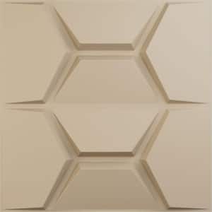 19-5/8"W x 19-5/8"H Colony EnduraWall Decorative 3D Wall Panel, Smokey Beige (12-Pack for 32.04 Sq.Ft.)
