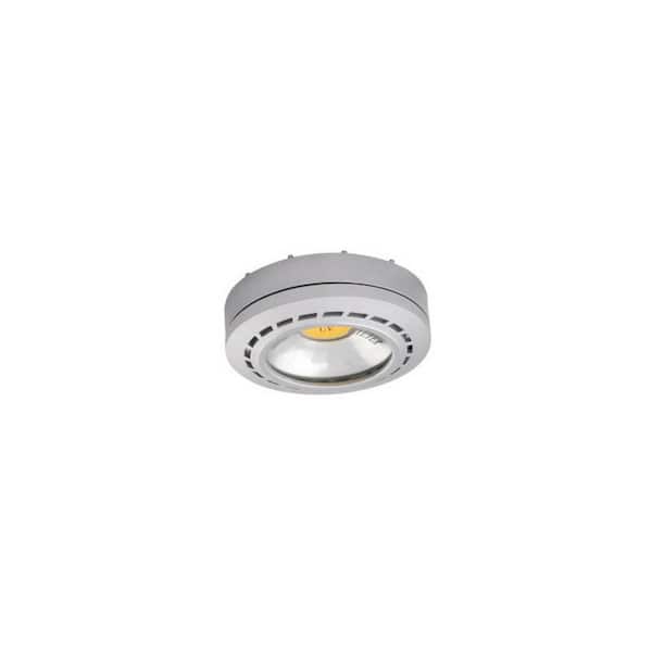 AMAX LIGHTING Cord and Plug LED Nickel Puck Light