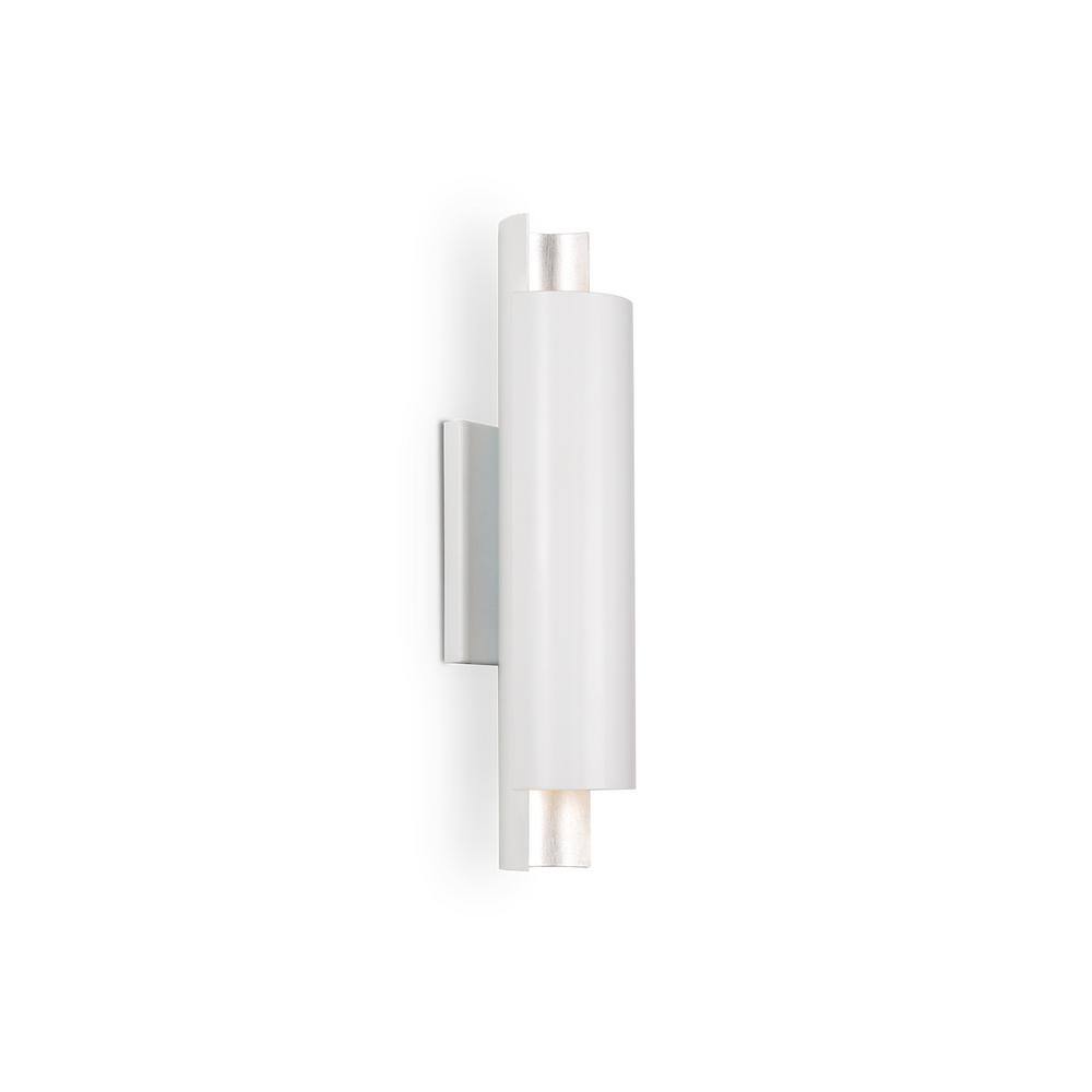 Dela 16 in. 1-Light 18-Watt White/Silver Integrated LED Wall Sconce price history on PriceWatchPro