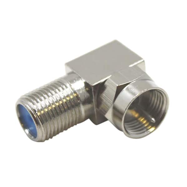 IDEAL 90° Coaxial F-Type Adapters (2 per Pack)