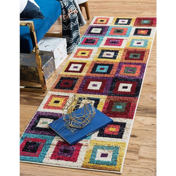 Estrella Demi Multi 2' 7 x 10' 0 Runner Rug