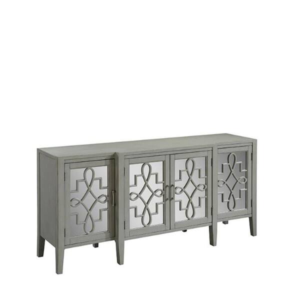 Unbranded Clover Grey Mirrored Cabinet