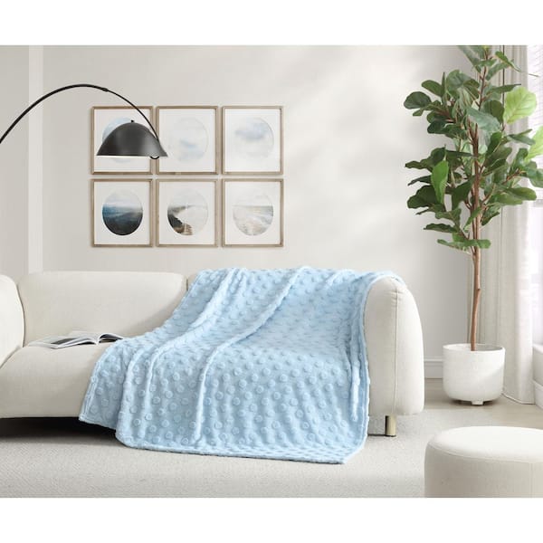 Jacquard Plush Throw Blanket 50 in. x 70 in.