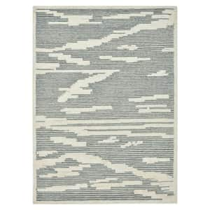 Chicago 5 ft. X 8 ft. Gray Geometric Area Rug