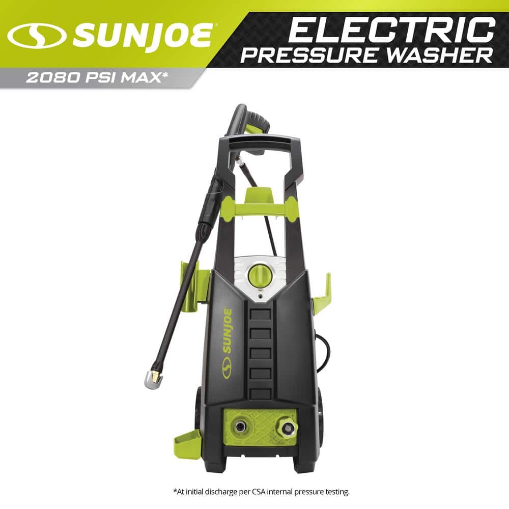 Sun Joe 1800 PSI 1.1 GPM 13 Amp Cold Water Corded Electric Pressure Washer  SPX2599-MAX - The Home Depot