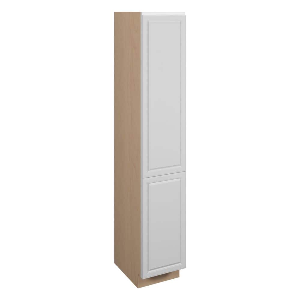 Brighton Raised 18 in. W x 84 in. H x 21 in. D in Painted White Plywood Assembled Bath Linen Cabinet price history on PriceWatchPro