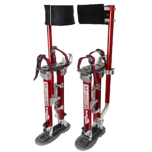 BuildMan Grade 24-in. to 40-in. Drywall Stilts, Aluminum Stilts for Adults, Drywall Tools for Home Improvement