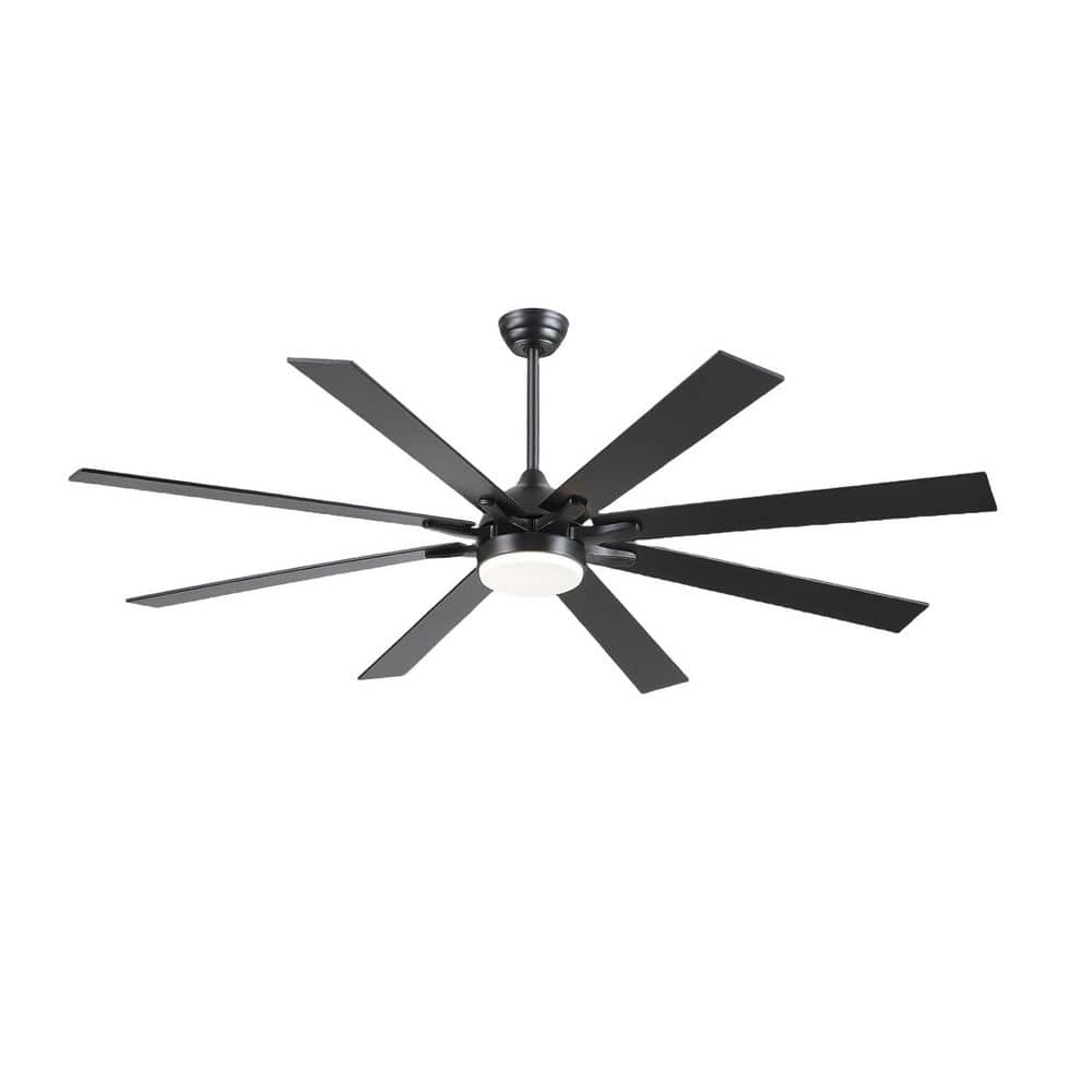 72 in. Indoor/Outdoor Industrial Commercial Large Black Ceiling Fans with Dimmable 3 Colors Lights and Remote price history on PriceWatchPro
