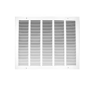 20 in. x 12 in. White Return Air Grille
