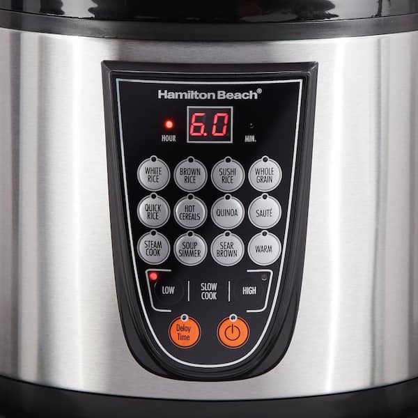 Hamilton Beach Digital 4.5 Qt. Stainless Steel Electric
