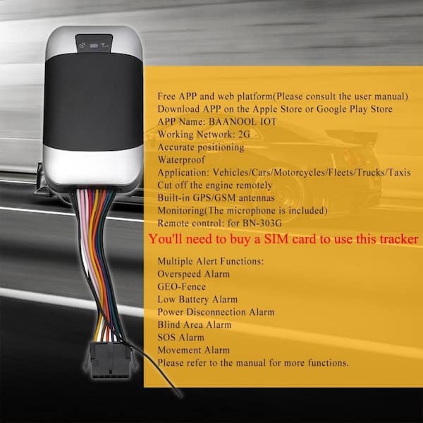 Lukyamzn 2G GPS Tracker for Vehicles Intelligent Management System