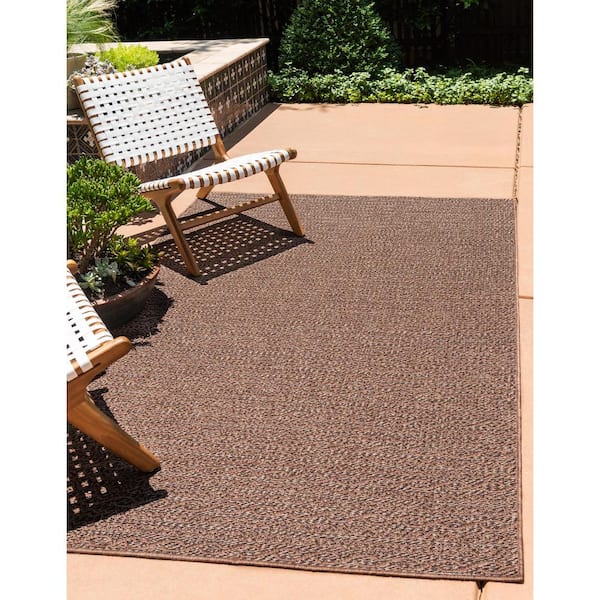 Outdoor Links Brown 7' 0 x 10' 0 Area Rug