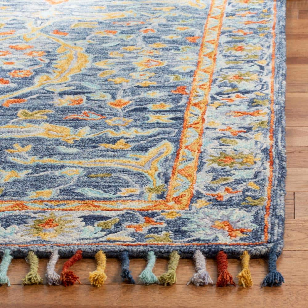 Handmade Multicolor Wool 9' x 12' Tufted Area Rug