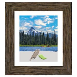 Fencepost Brown Wood Picture Frame Opening Size 20 x 24 in. (Matted To 16 x 20 in.)
