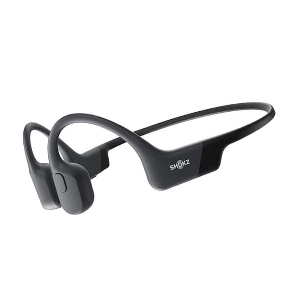 OpenRun Bone-Conduction Open-Ear Sport Headphones with Microphones in Black