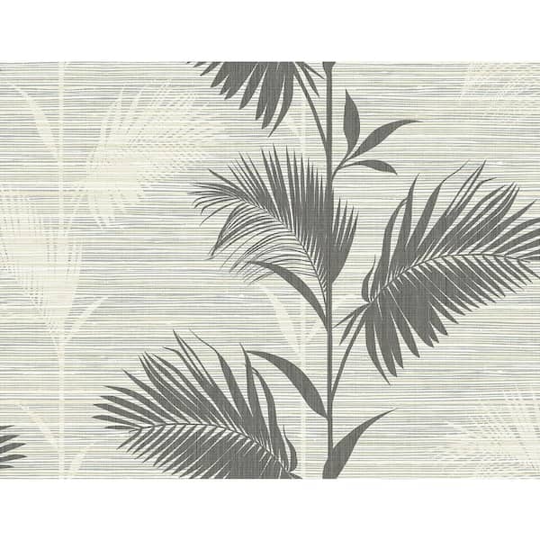 Kenneth James Away On Holiday Black Palm Paper Strippable Roll Wallpaper (Covers 60.8 sq. ft.)