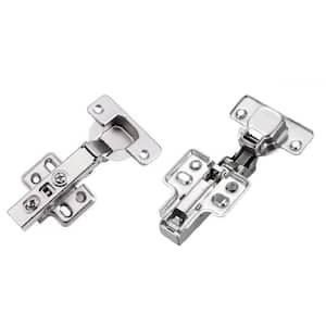 Concealed (35 mm) 110-Degree Clip-On Frameless Soft-Close Full Overlay Cabinet Hinge 12-Pairs (24 Pieces)