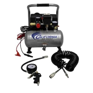 Light and Quiet 1.0 Gal. 12-Volt (Car Battery Operated) Steel Tank Portable Air Compressor