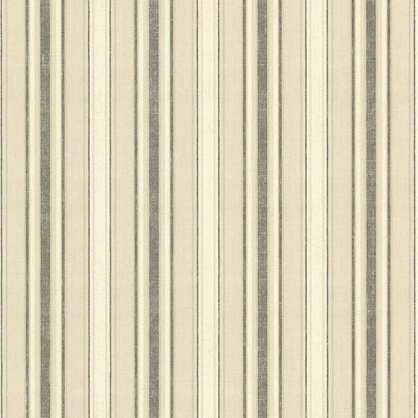 Chesapeake Ellsworth Espresso Sunny Stripe Paper Strippable Roll Wallpaper (Covers 56.4 sq. ft.)